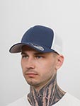 Бейсболка FLEXFIT арт. 110MT (темно-синий / белый)